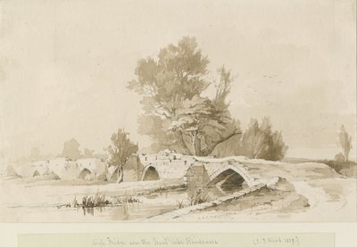 Handsacre - Oude Hoge Brug door Thomas Peploe Wood