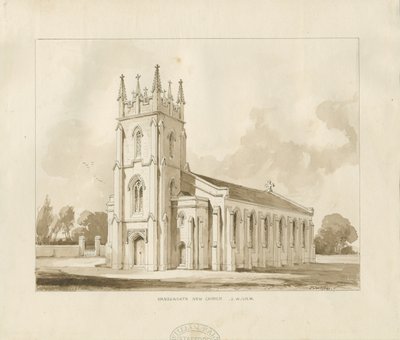 Handsworth Kerk door Thomas Peploe Wood