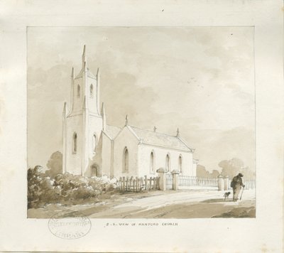 Hanford Kerk door Thomas Peploe Wood