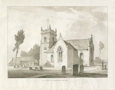 Haughton Church door Thomas Peploe Wood