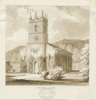 Kidsgrove Kerk door Thomas Peploe Wood