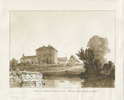 Norbury Landhuis door Thomas Peploe Wood