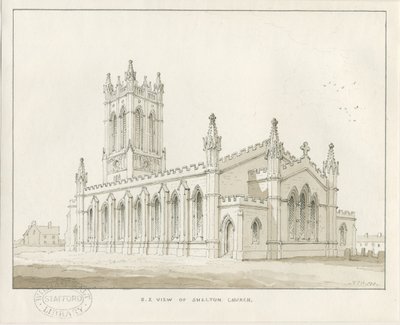 Shelton Kerk door Thomas Peploe Wood