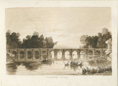 Shugborough Brug door Thomas Peploe Wood