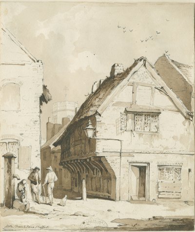 Stafford - Little Church Lane door Thomas Peploe Wood