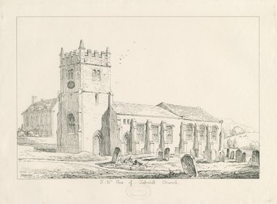 Tatenhill Church door Thomas Peploe Wood