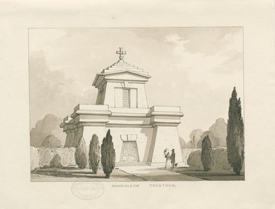 Trentham - Het Mausoleum door Thomas Peploe Wood