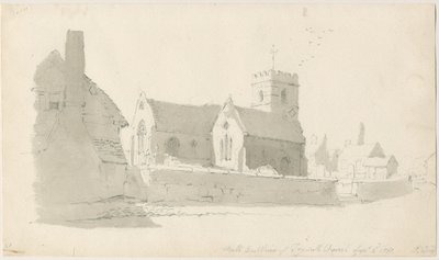 Trysull Kerk door Thomas Peploe Wood