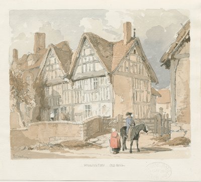 Wigginton Oude Hall door Thomas Peploe Wood