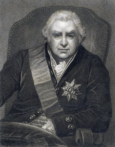 Joseph Banks, President van de Royal Society PRS, botanicus door Thomas Philips