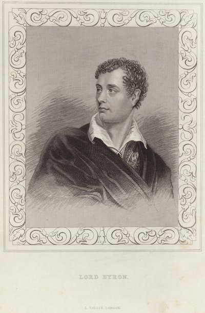 Portret van Lord Byron door Thomas Phillips