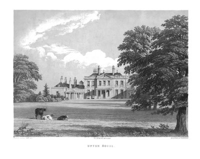 Upton House, midden 19e eeuw door Thomas Picken
