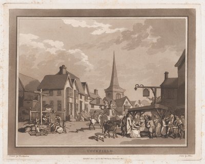 Cuckfield Een Excursie naar Brighthelmstone, 1 juni 1790 door Thomas Rowlandson, Samuel Alken