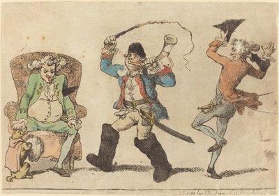 Een Fransman in November door Thomas Rowlandson