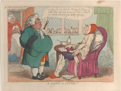Een Gaan! Een Gaan!!!, 10 juni 1809 door Thomas Rowlandson