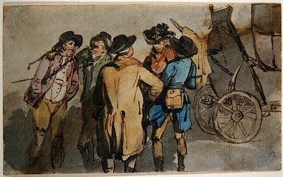 Een Groep Figuren door Thomas Rowlandson