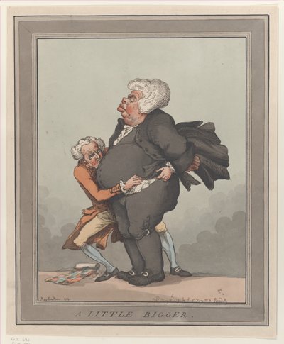 Een beetje groter, 18 mei 1791 door Thomas Rowlandson