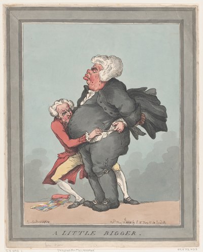 Een Beetje Groter door Thomas Rowlandson