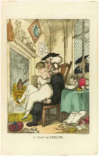 Een Gevoelig Man door Thomas Rowlandson
