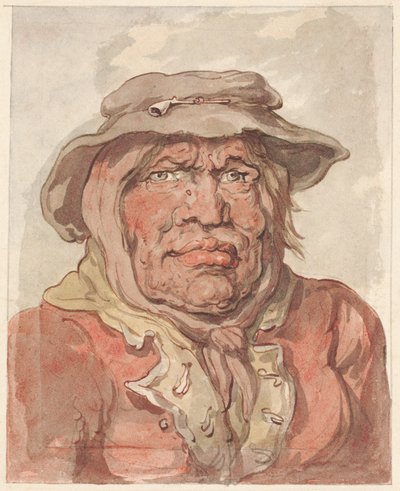 Weduwe van een soldaat door Thomas Rowlandson
