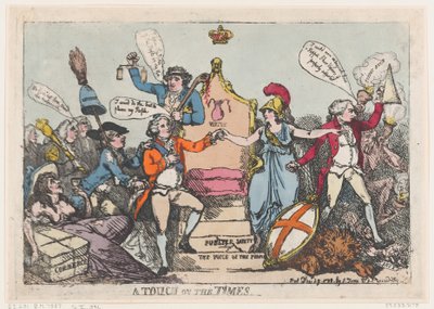 Een blik op de tijden door Thomas Rowlandson