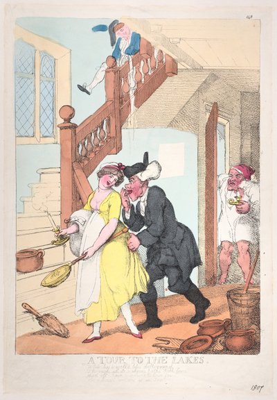 Een Rondreis naar de Meren, oktober 1807 door Thomas Rowlandson