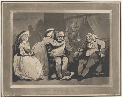 Een Bezoek aan de Oom door Thomas Rowlandson