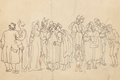 Albumtekening door Thomas Rowlandson
