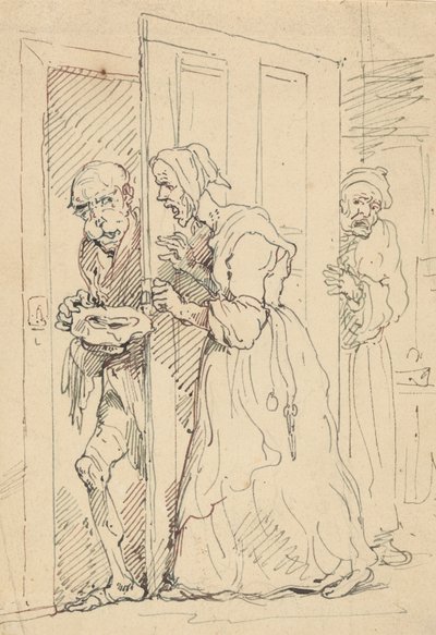 Albumtekening door Thomas Rowlandson