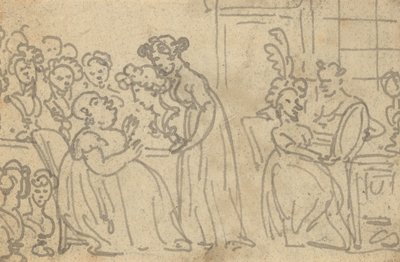 Albumtekening door Thomas Rowlandson