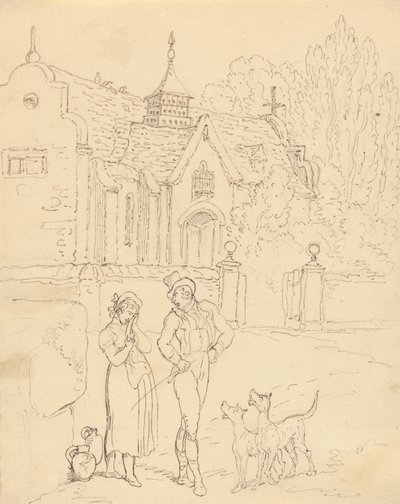 Albumtekening door Thomas Rowlandson