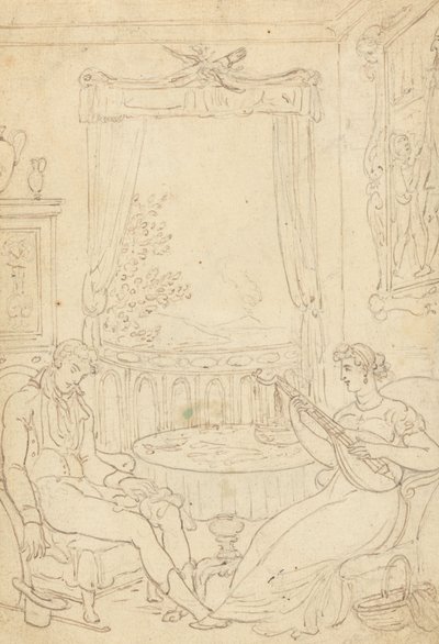 Albumtekening door Thomas Rowlandson