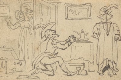 Albumtekening door Thomas Rowlandson