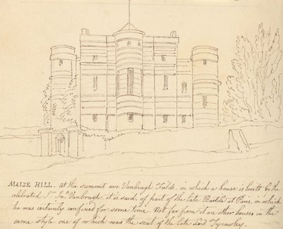 Albumtekening door Thomas Rowlandson
