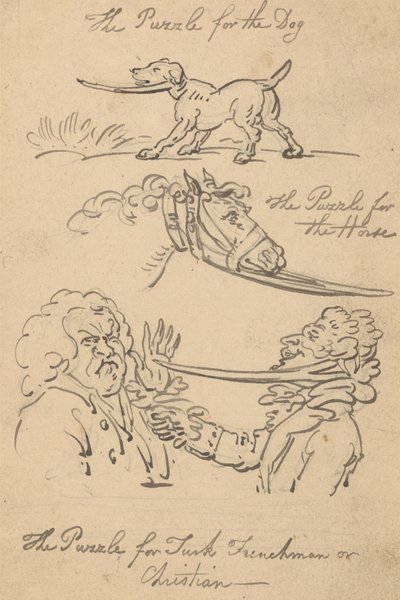 Albumtekening door Thomas Rowlandson