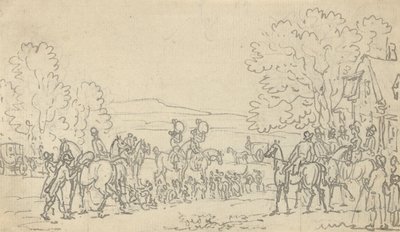 Albumtekening door Thomas Rowlandson