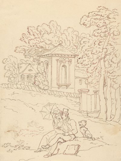 Albumtekening door Thomas Rowlandson