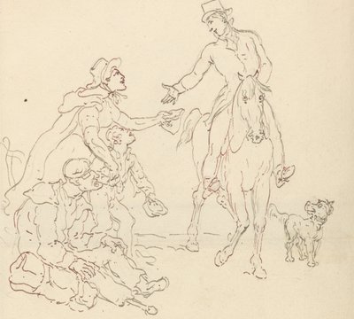 Albumtekening door Thomas Rowlandson