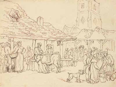 Albumtekening door Thomas Rowlandson
