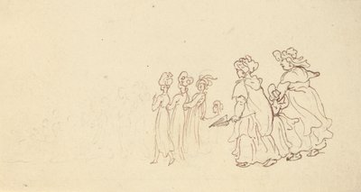 Albumtekening door Thomas Rowlandson
