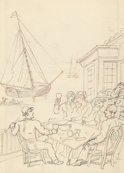 Albumtekening door Thomas Rowlandson