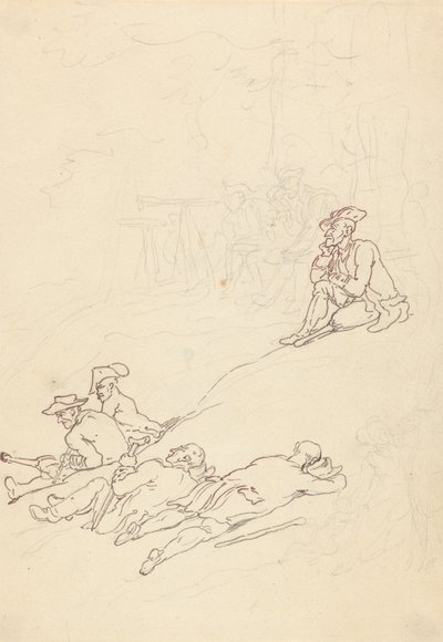 Albumtekening door Thomas Rowlandson