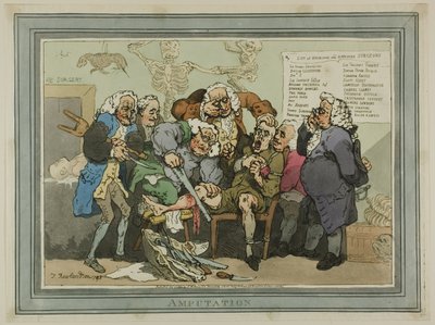 Amputatie door Thomas Rowlandson
