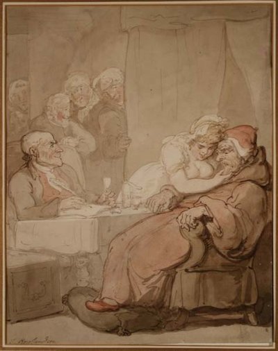 Een oog op het testament door Thomas Rowlandson