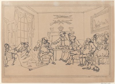 Leger, 5 november 1787 door Thomas Rowlandson