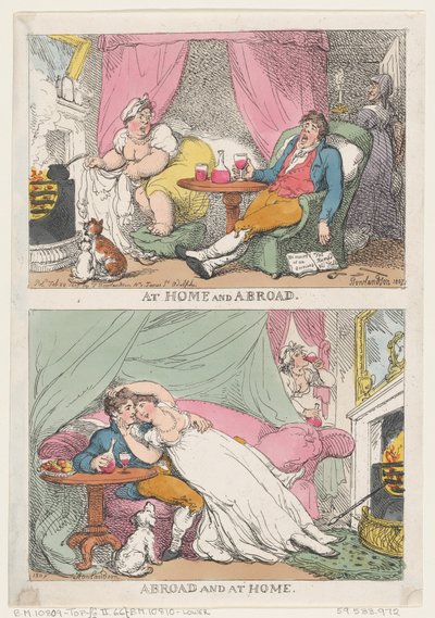 Thuis en in het buitenland, 28 februari 1807 door Thomas Rowlandson