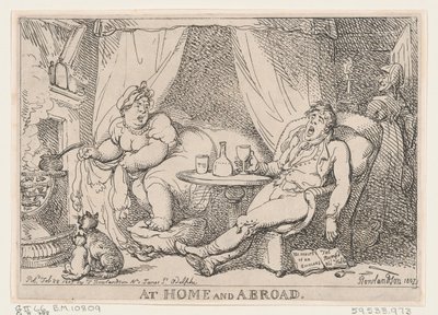 Thuis en in het buitenland door Thomas Rowlandson