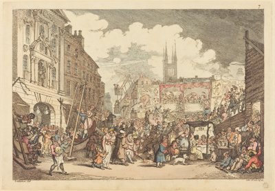 Bartholomew Fair door Thomas Rowlandson