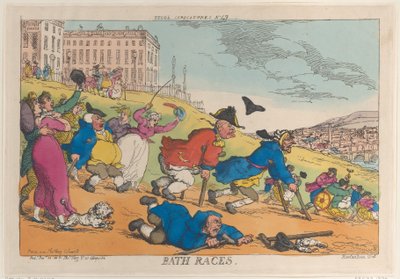 Bath Races, 20 november 1810 door Thomas Rowlandson