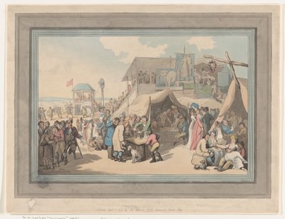 Tussen de heats [De koers], 1 januari 1798 door Thomas Rowlandson